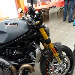 fourche or pour le Monster 1200 S de chez Ducati