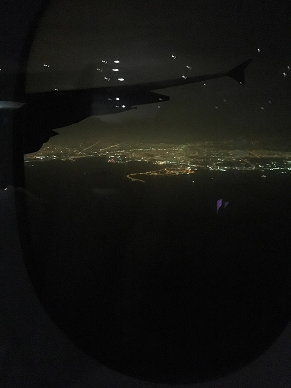 Arrivée au Qatar à Doha à 23h30