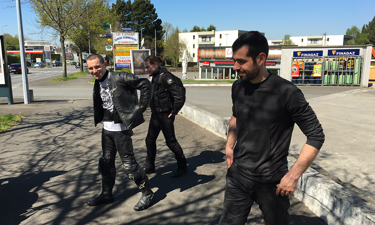 Alexandre, Amélie, Romain : les motards Rennais