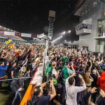 pit stop et remise de prix au Grand Prix de Losail sous la pluie