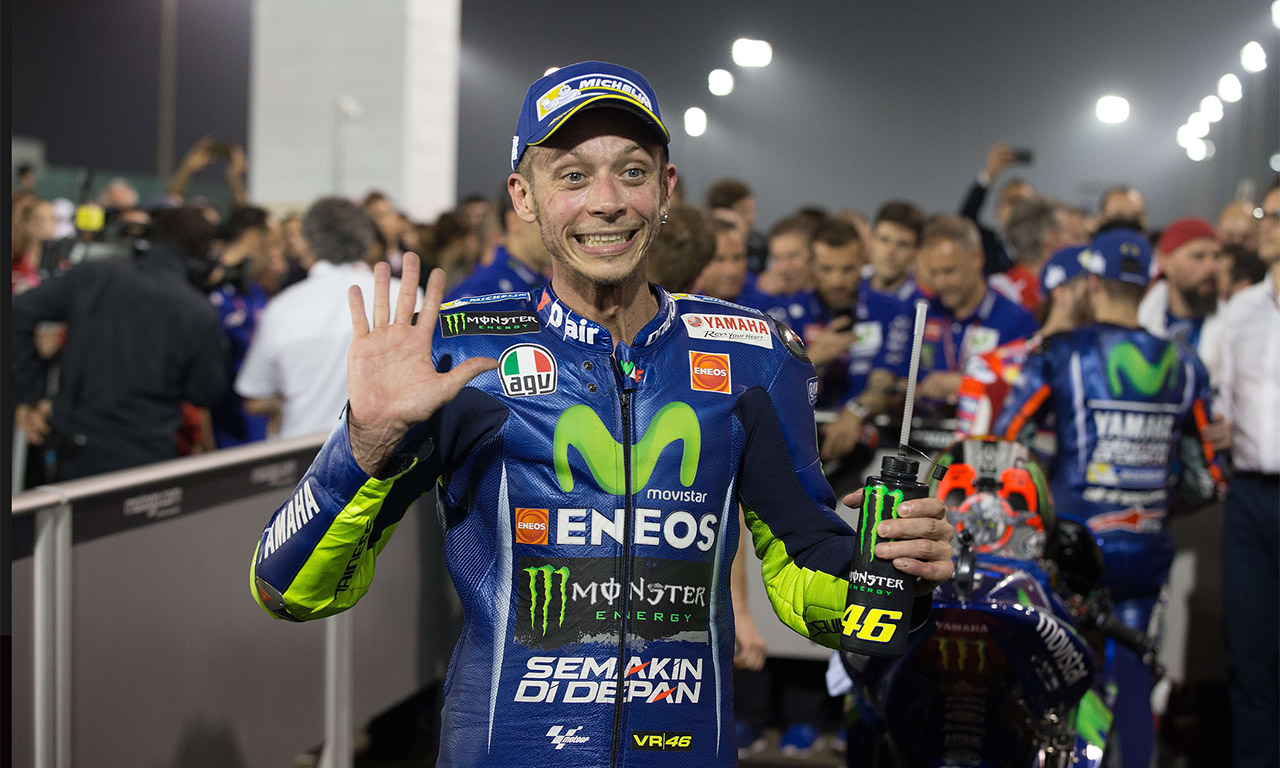 Valentino Rossi au Qatar (Losail)