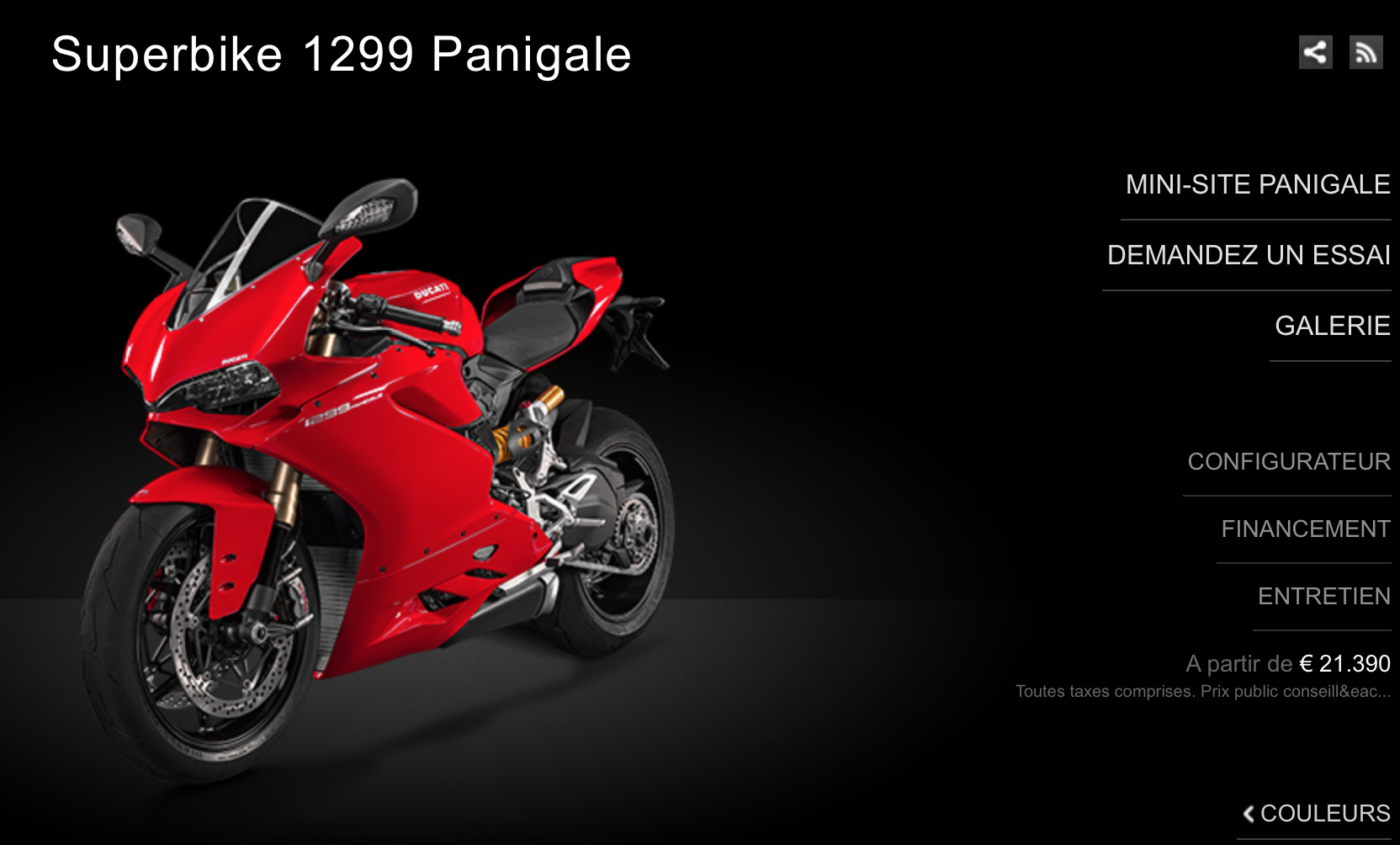 Ducati Panigale 1299 Standard