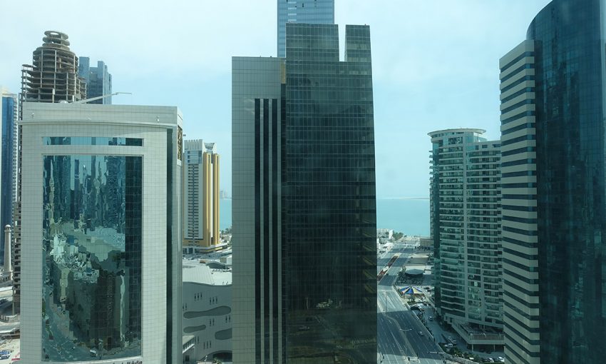 vue de la chambre du 20è au Shangri-La Doha