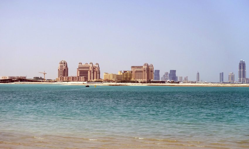 plage à Doha (Qatar)