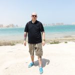 David Jazt au Qatar à Doha (plage)