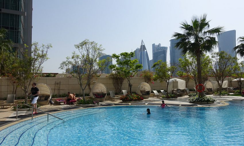 pool exterieure au Shangri-La Hotel Doha