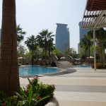 vue sur la piscine, 7eme étage du Shangri-La Doha