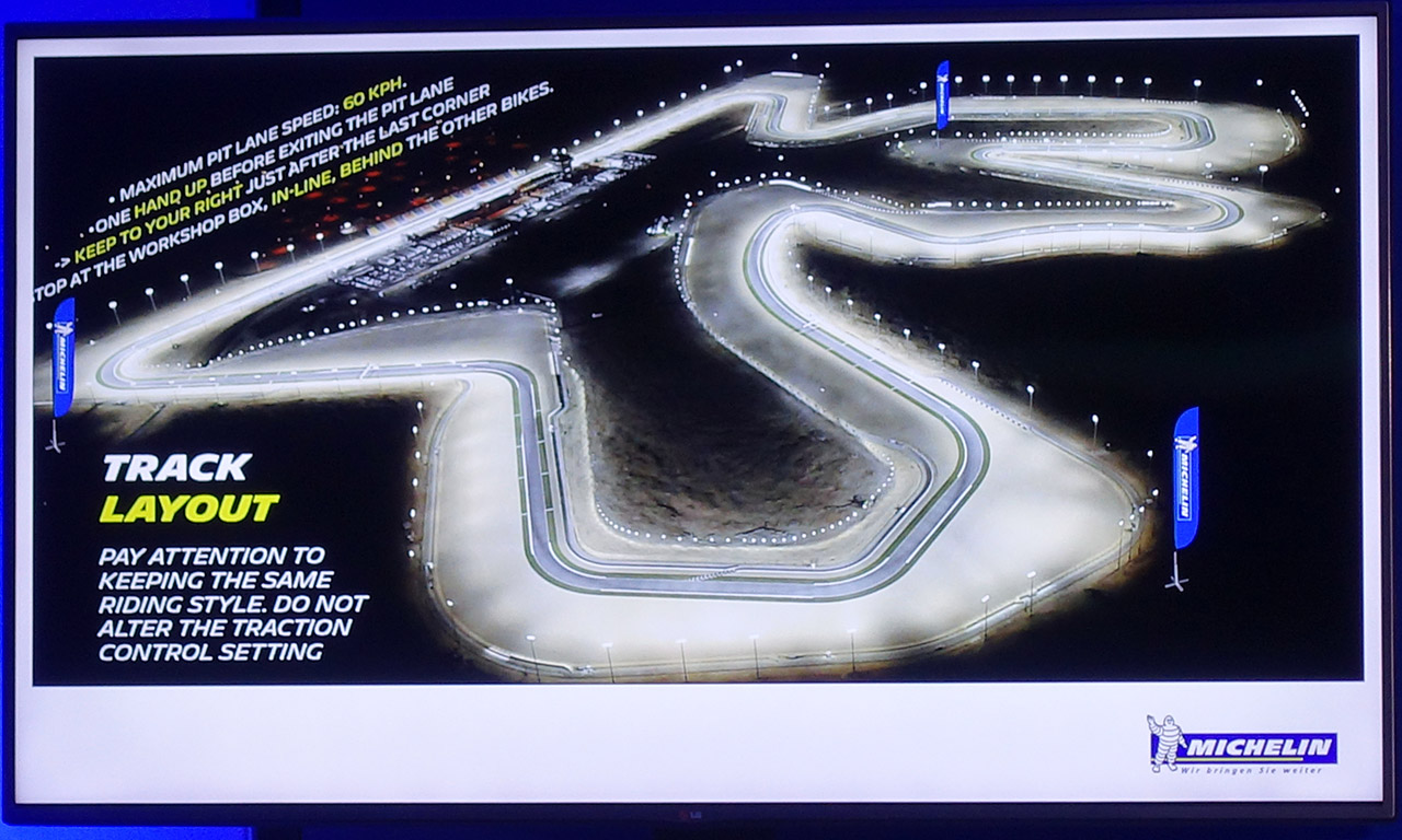 Circuit de Losail de nuit (Qatar - Doha)