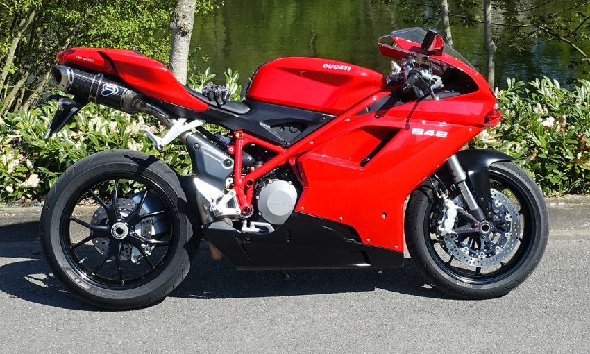Ducati 848 rouge