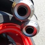 échappement Akrapovic sur le Super Sport