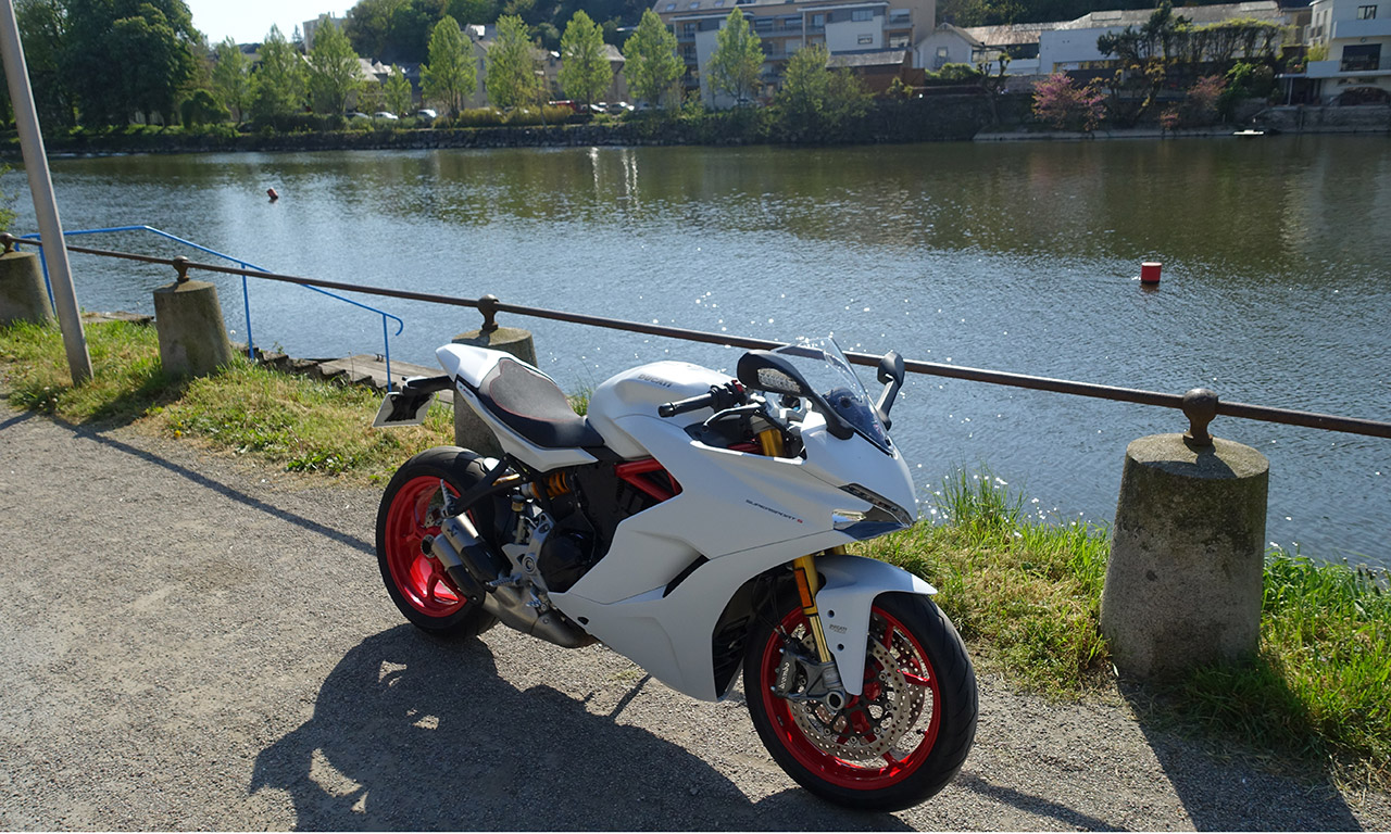 vue du dessus SuperSport Ducati