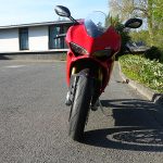 Panigale, vue avant, moteur coupé