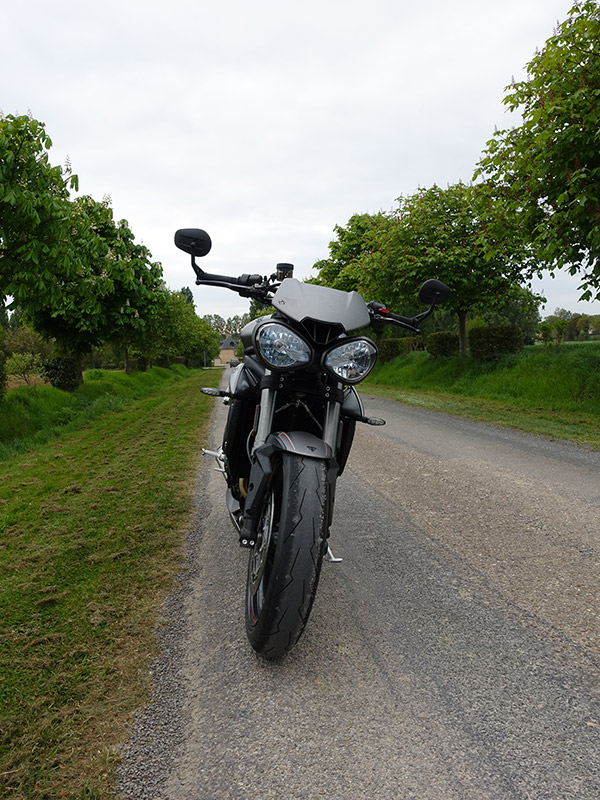 Nouvel optique sur le Street Triple 765 RS