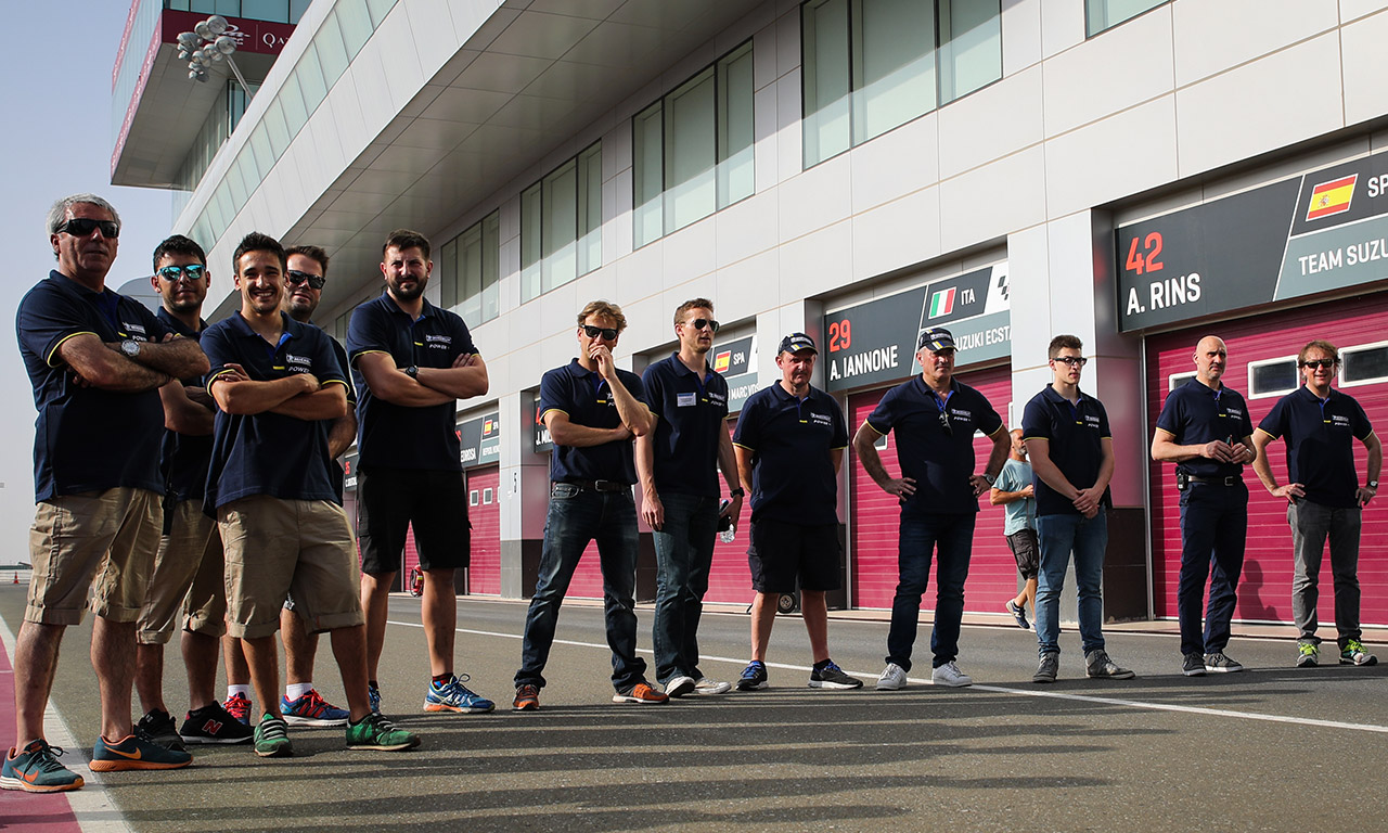 Staff Michelin à Losail au Qatar