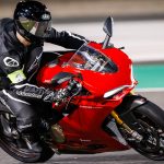 Panigale de David Jazt sur le circuit de course Losail au Qatar