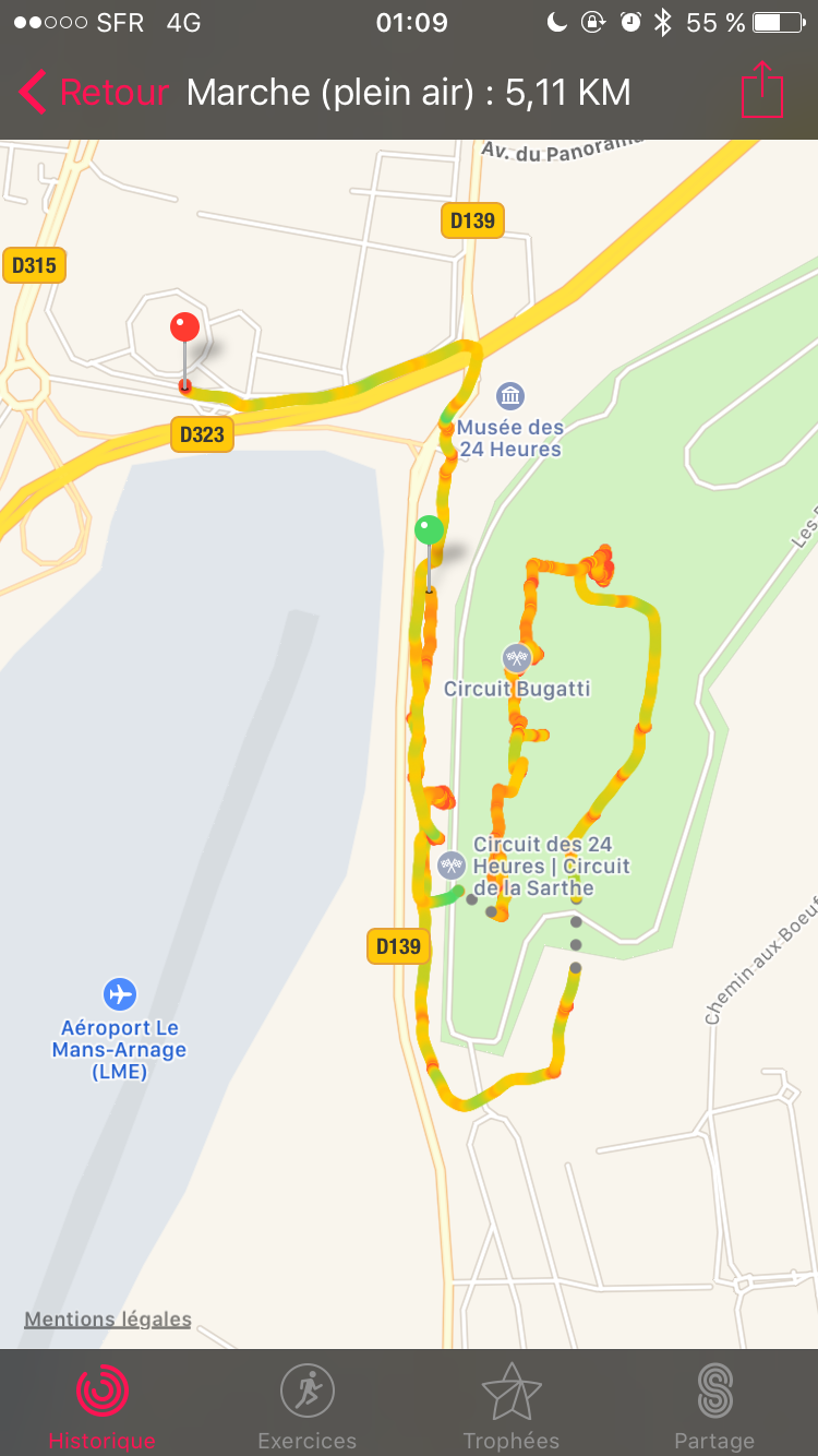 Etapes montjoie le mans