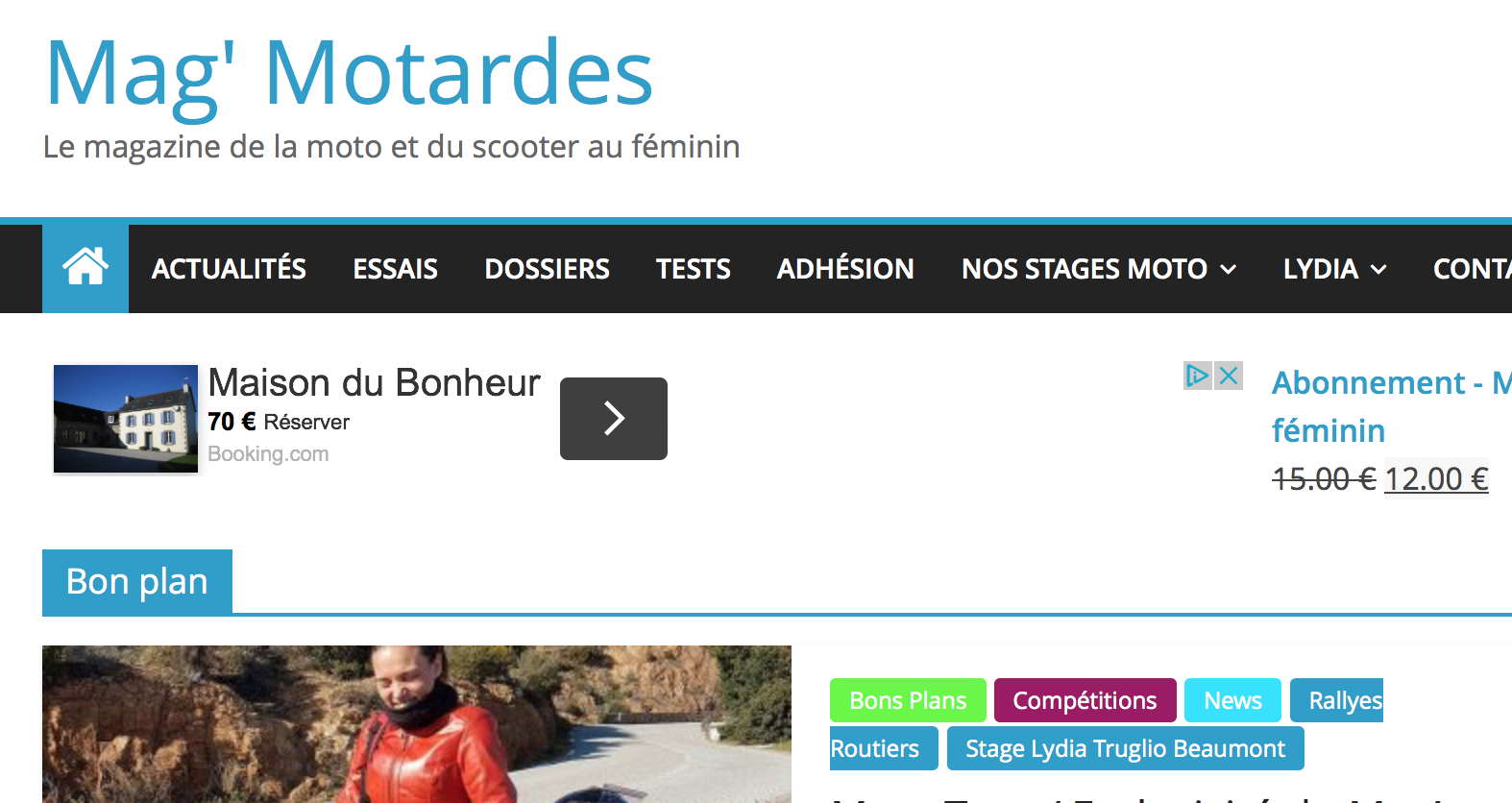 Site web de Lydia Truglio Beaumont : Miss RR