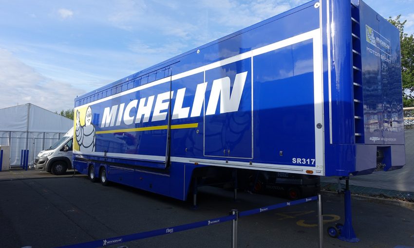 Camion Michelin au MotoGP