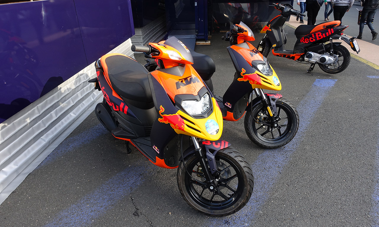 Les scooters KTM