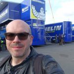 David Jazt visite les Paddocks du motoGP Le Mans
