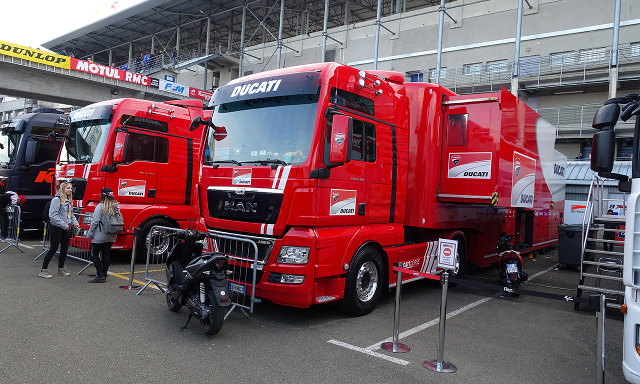 Equipe Ducati au MotoGP