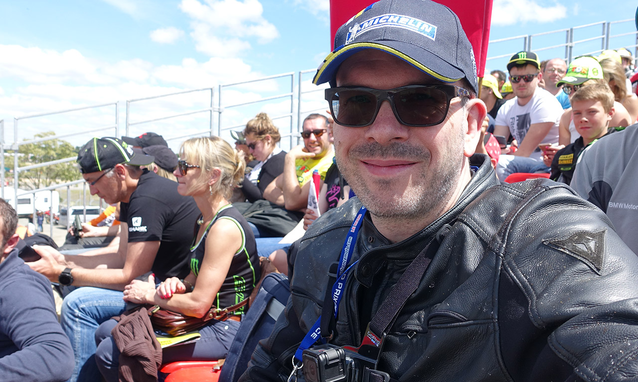 David Jazt, Tribune Ouest France sur le circuit des 24h du Mans pour le Moto GP