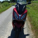 face avant du scooter kymco Xciting 400