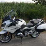 essai moto BMW R 1200 RT blanche