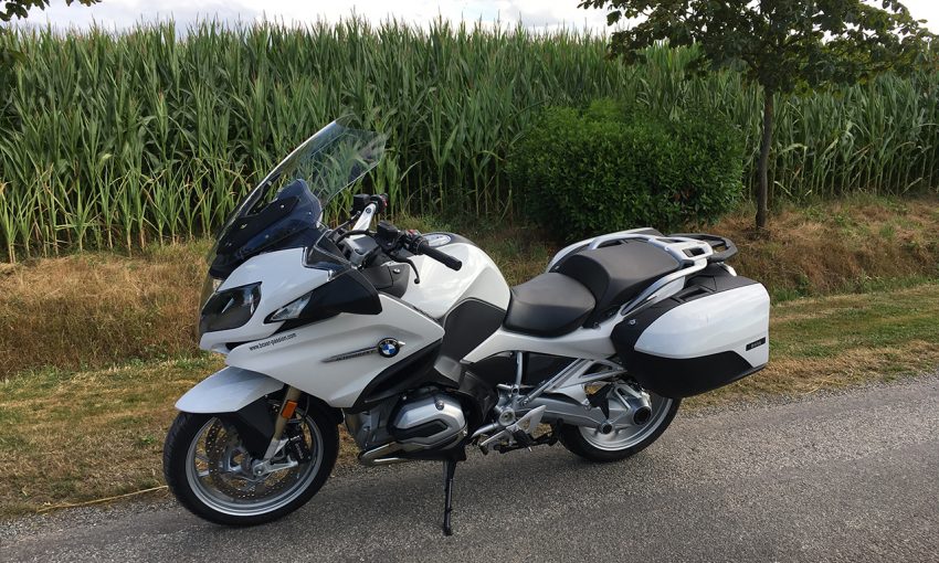 essai moto BMW R 1200 RT blanche