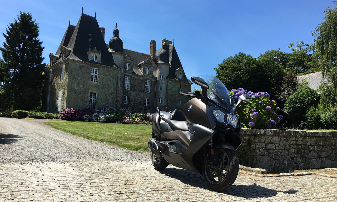 Essai du maxi scooter GT 650 BMW autour de Rennes