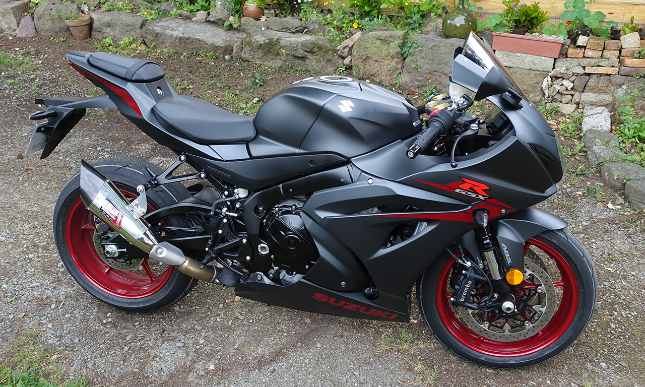 GSXR 1000 Noire et bordeaux 