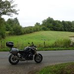 balade moto dans les landes