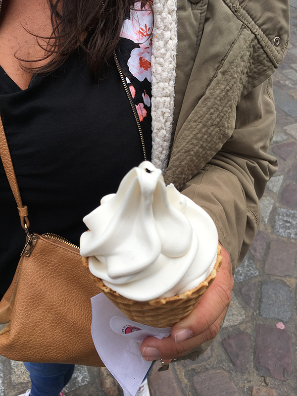 Glace Italienne vanille au Sanchez de Saint-Malo