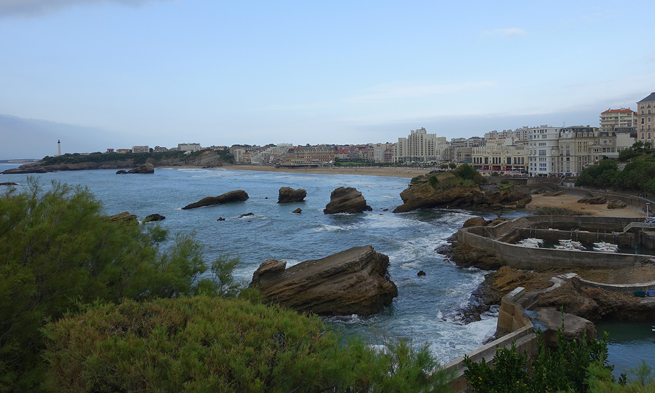 vue mer : Biarritz