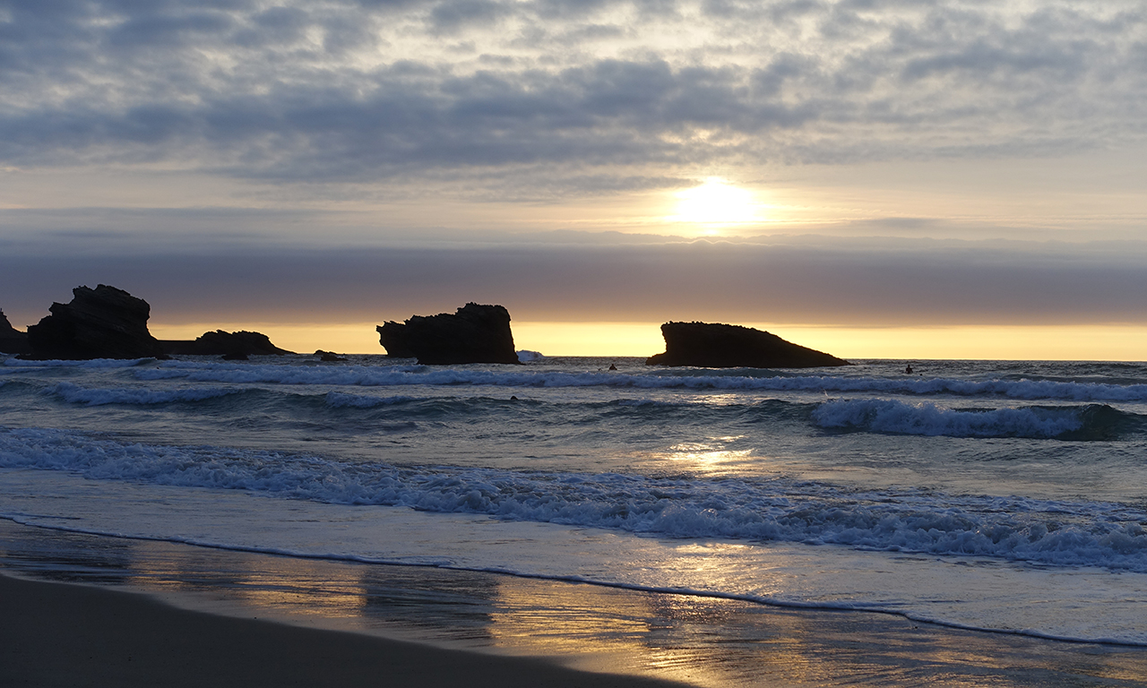 romantique : vue mer à Biarritz