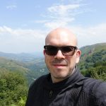 David Jazt dans les montagnes du Pyrénées en été