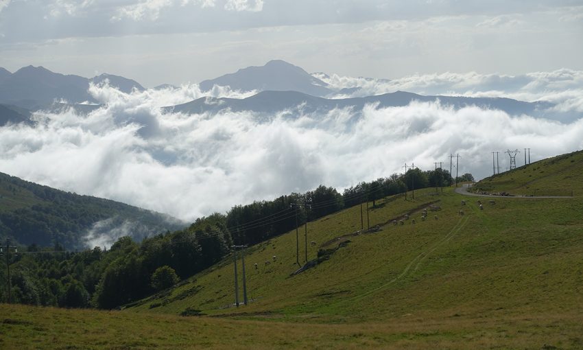 au dessus des nuages dans les Pyrénées