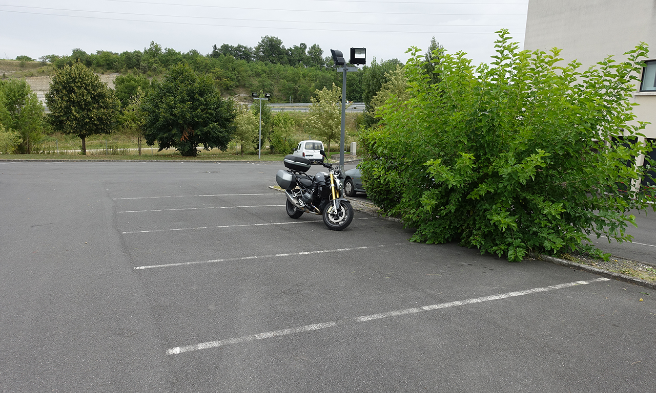 parking moto à Angouleme