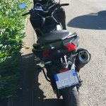 TMAX vue arrière (modèle 2017) du DX