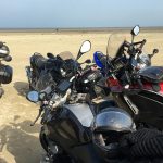 les motos en bord de mer