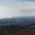 vue vers la mer depuis ibardin