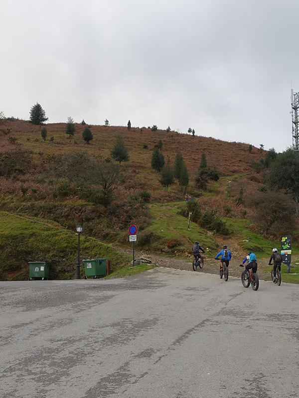 sortie sportive VTT au Col d'Ibardin