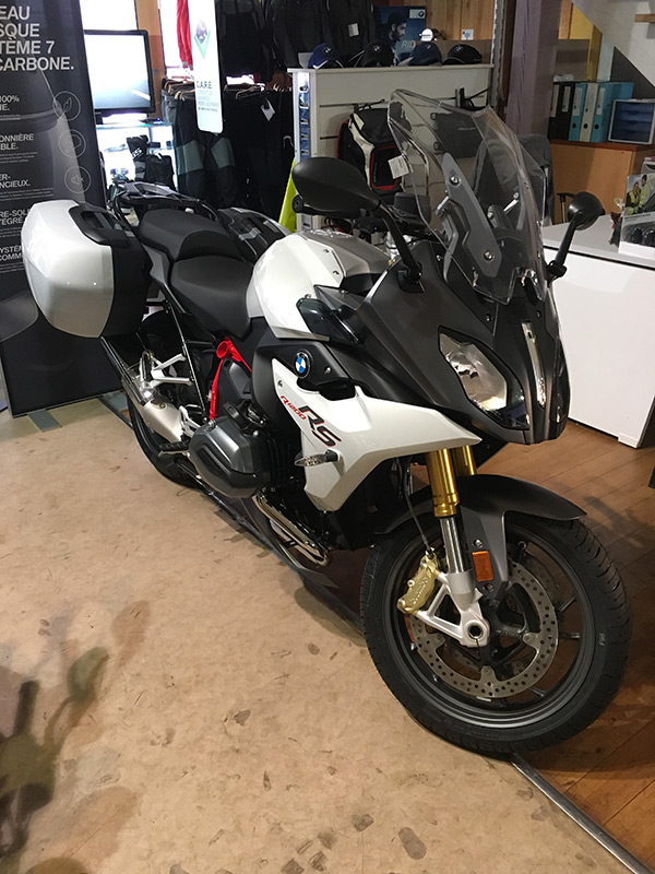 R1200RS blanche et rouge 2018