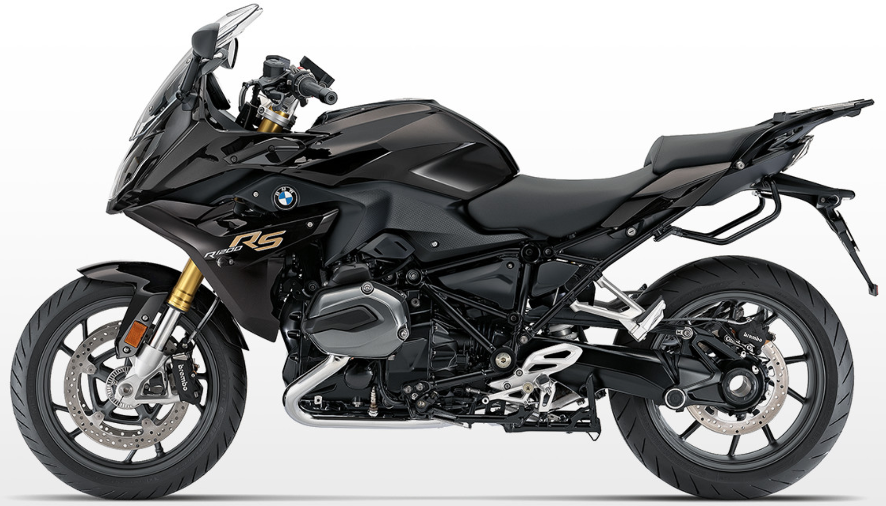 Moto BMW R1200RS noire