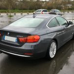 BMW 430D vue arrière droit