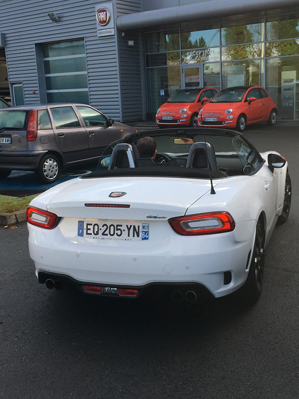 F 124 spider abarth