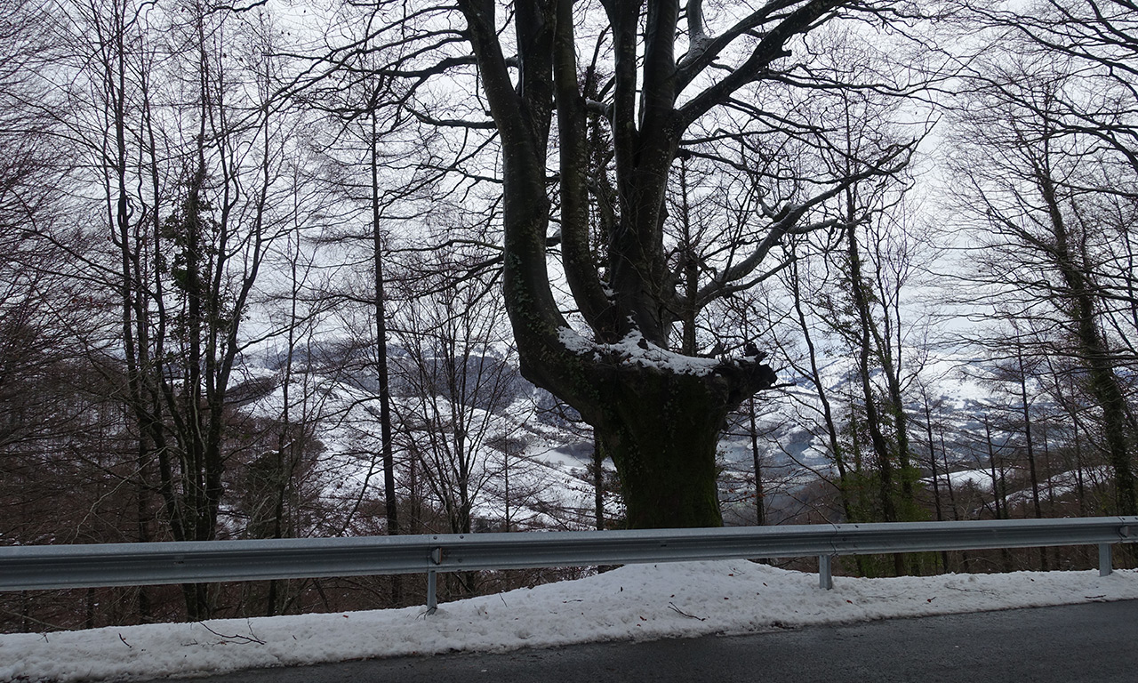 bord de route en Espagne