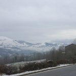 vue sur les montagnes enneigées