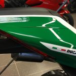 coque arrière verte de la 1299R Panigale