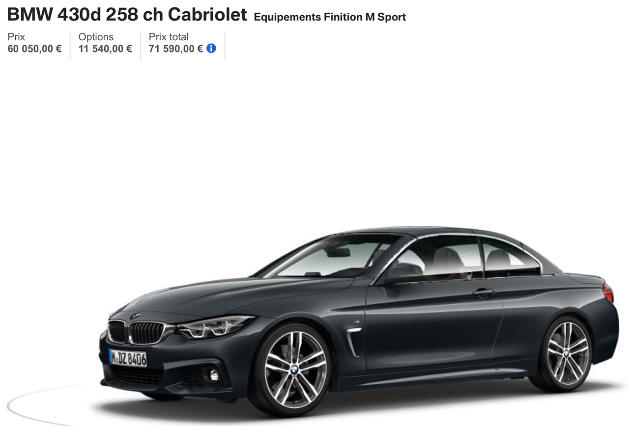 BMW 430D Cabriolet